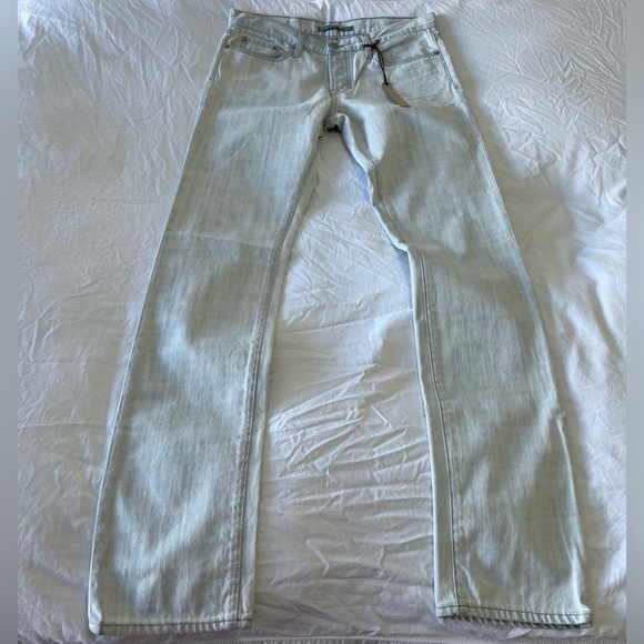 VinceMen’s SZ 325 Pocket Button Fly Bleach Out Jeans DM143-2114 Skinny NWT